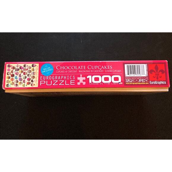 Eurographics Chocolate Cupcakes 1000 Piece Jigsaw Puzzle - Pre-Owned - Picture 3 of 7